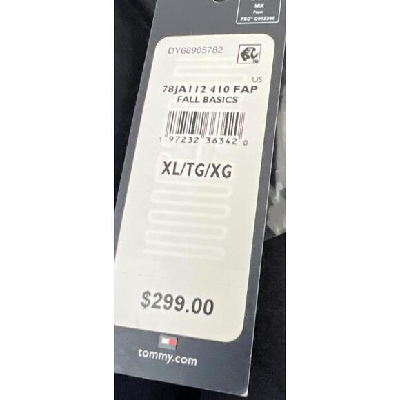 Tommy Hilfiger $299 Double Breasted Wool Blend Peacoat Navy Blue Size XL - Picture 7 of 7